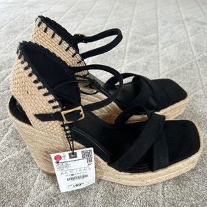 Black Zara Wedges